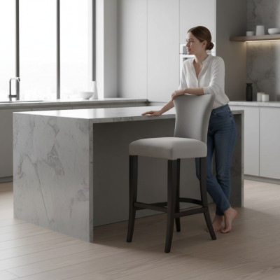 Sgabello da bar design Sgabello elegante in tessuto Sgabelli da bar Sgabelli hocker -> Sgabello da bar di design Sgabello elegante in tessuto Sgabelli da bar Sgabelli sgabello