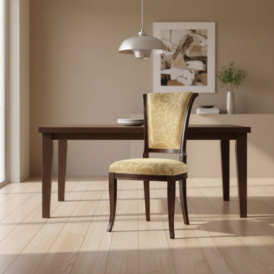 Design Tessile Di Lusso Poltrona Sedia Senza Braccioli Sedia Da Pranzo Beige
