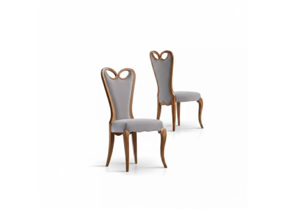 Sedia Senza Braccioli Sala da Pranzo Marrone Design Tessuto Seduta di lusso per sala da pranzo