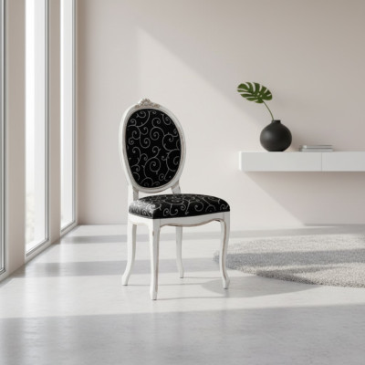 Sedia Legno Mobili Italiani Sedie da Sala da Pranzo Design di Lusso Legno Massello