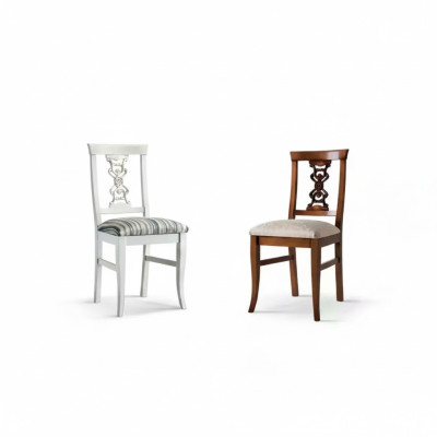 Sedia classica designer in legno Sedia da pranzo di lusso in legno Nuovo arredamento