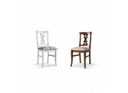 Sedia classica designer in legno Sedia da pranzo di lusso in legno Nuovo arredamento