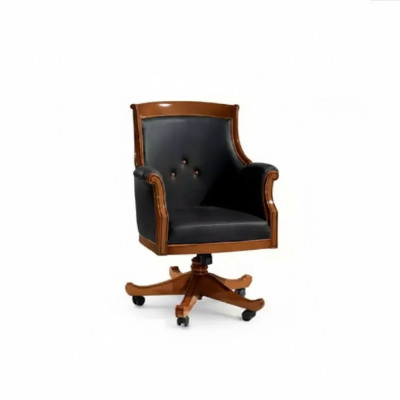 Sedia da ufficio di lusso con poltrona imbottita per ufficio, poltrone da designer, mobili d'ufficio girevoli.