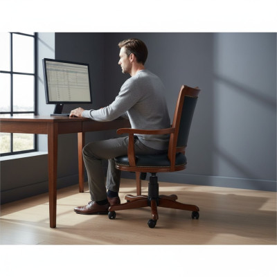 Nero Poltrona Sedia Design Sedia Sedie Sedia da Ufficio Classico Nuovo