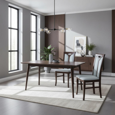 Sedie classiche in legno, sedia in legno design di lusso per sala da pranzo. Nuove
