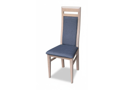 Design sedia soggiorno, sedie da pranzo in legno imbottite senza braccioli nuove.