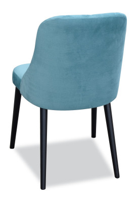 Sedia da pranzo di design in legno stile lusso classico poltroncina imbottita nuova