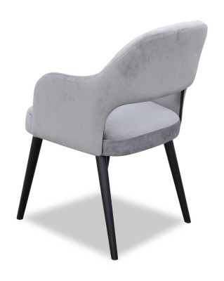 Sedia di design Poltrona Sedie Imbottite Lusso Tessile Poltrona Sala da pranzo Nuova