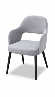 Sedia di design Poltrona Sedie Imbottite Lusso Tessile Poltrona Sala da pranzo Nuova