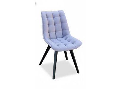 Sedie da pranzo Imbottite in Tessuto Design Moderno Grigio di lusso Poltrona