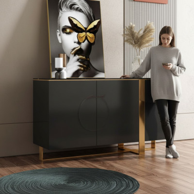 Comò Armadi in legno Credenza Mobili Comò Sideboard Armadio Moderno
