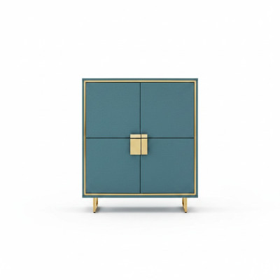 Mobile porta TV moderno blu soggiorno credenza lusso scaffali mobili nuovi