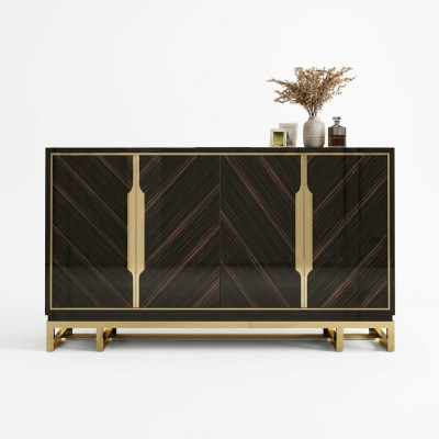 Comò credenza armadio armadio di lusso scaffale mobile armadio in legno nuovo.