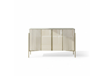 Mobile Moderni in Legno per Soggiorno in Stile Beige di Lusso