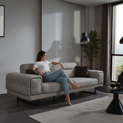 Moderno divano a tre posti Arredamento per soggiorno di lusso Divani Design Nuovi