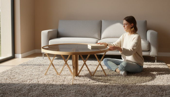 Tavolino da salotto design di lusso Tavolo da caffè Soggiorno Arredamento designér.