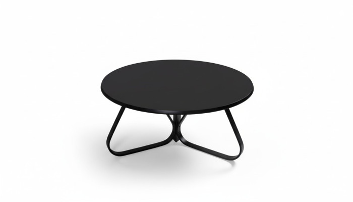 Soggiorno Nero Tavolino Moderno Arredamento Design Lusso Mobili