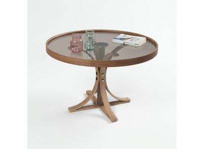 Tavolino da salotto di lusso rotondo da salotto, tavolino da caffè, arredamento da designer.