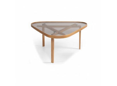 Tavolino da caffè design in vetro per arredamento di lusso moderno.