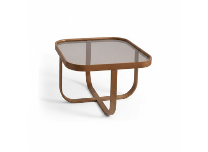 Tavolino moderno in legno di design per soggiorno del designer.
