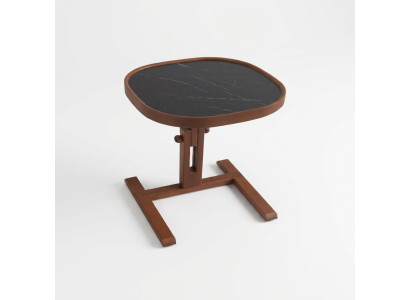 Tavolino di design Braun in legno per salotto, tavolino da caffè, nuovo