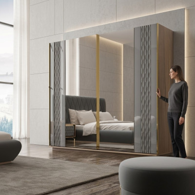 Design Armadio Camera da Letto Lusso Legno Armadio Moderno Mobili