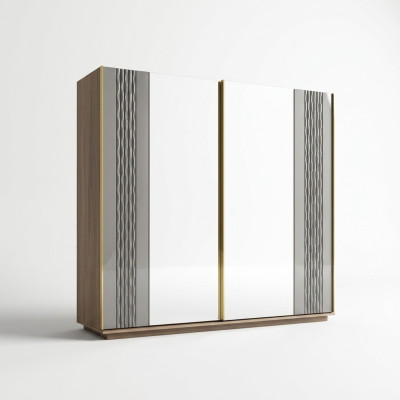 Design Armadio Camera da Letto Lusso Legno Armadio Moderno Mobili