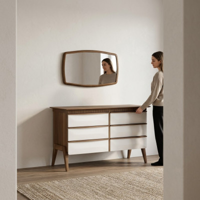 Mobile da toeletta con specchio design moderno camera da letto armadio di lusso nuovi mobili