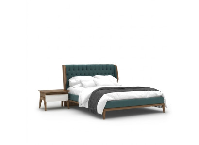 Set da camera da letto 3 pezzi Letto matrimoniale di lusso 2 comodini Moderni Mobili