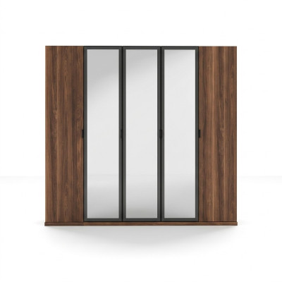 Legno Marrone Armadio Camera da Letto Design Moderno Mobile Armadio  Legno Marrone Armadio Camera da Letto Design Moderno Mobile Armadio