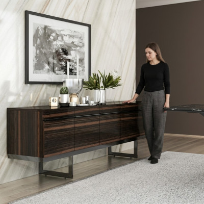 Sala da pranzo Nuovi mobili Sideboard Moderna cassettiera Design armadio in legno Nuovo