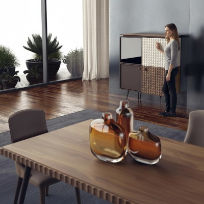 Sala da pranzo Design cassettiera Arredamento di lusso Armadio in legno Arredamento Nuovo
