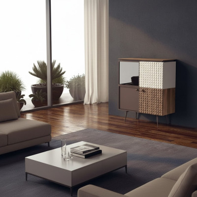 Sala da pranzo Design cassettiera Arredamento di lusso Armadio in legno Arredamento Nuovo