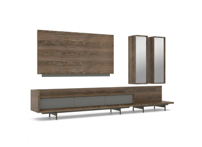 Mobili soggiorno porta TV completo parete attrezzata cornice TV arredo di design