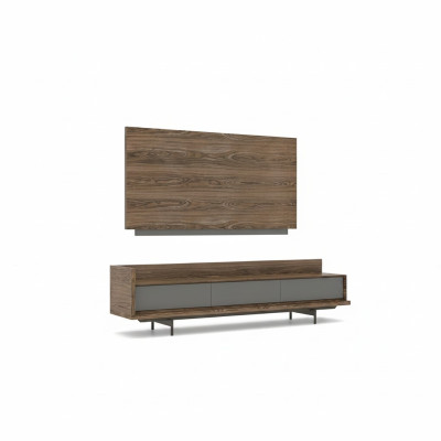 Mobile porta TV a parete di lusso Cornice TV Completamente Arredamento Soggiorno