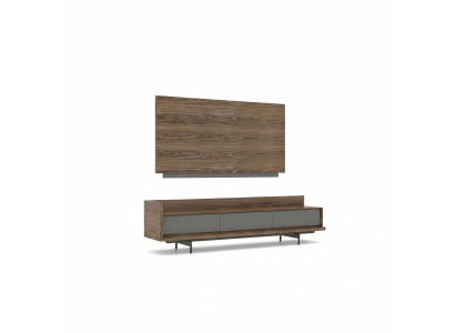 Mobile porta TV a parete di lusso Cornice TV Completamente Arredamento Soggiorno