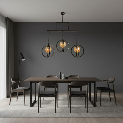 Lampada a soffitto Luster in vetro elegante per la casa, perfetta per lo stile del soggiorno.