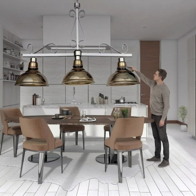 Lampada da soffitto per la camera da letto, lampada interna per interni stile per il.