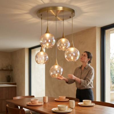 Lampadario in metallo, lampada, lampade, lampadari, lampada 55x80