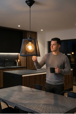Lampade Plafoniere Luci Lampadari Lampade da soffitto Design Lampada Lampada 18x60