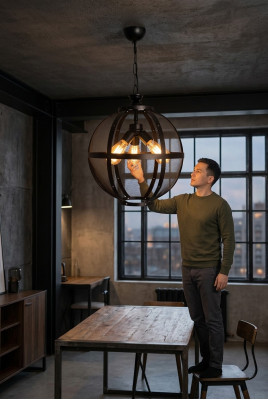 Lampada a soffitto di lusso nera 40x70 soggiorno moderno lampadario a sospensione a soffitto
