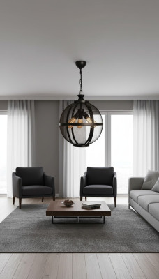 Lampada a soffitto di lusso nera 40x70 soggiorno moderno lampadario a sospensione a soffitto