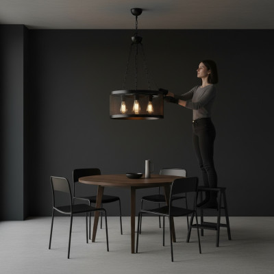 Plafoniera Un moderno lusso nuovo stile lampada a sospensione design soggiorno  Soffitto Un moderno lusso nuovo stile lampada a sospensione design soggiorno