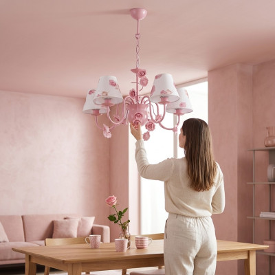 Lampada da soffitto rosa luminaria lampade plafoniere plafoniere lampada.