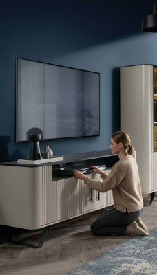 Mobile porta TV credenza comò comò tv basso comodini in legno armadio   Mobile porta TV credenza cassettone comodino basso comodini in legno armadio