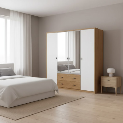 Armadio Armadi Camera da letto Mobili moderni in legno di lusso.