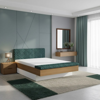 Lussuoso design letto matrimoniale hotel letti Reale legno Mobili in legno massello