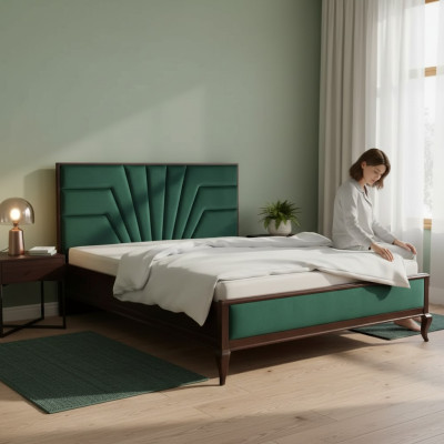 Letto Di Lusso Doppio Letto Dell'hotel Camera Da Letto Design Mobili In Legno