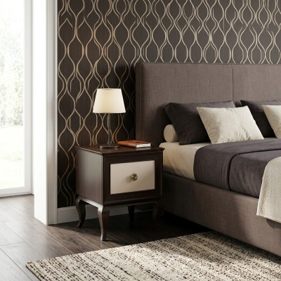 Tavolino da camera da letto di lusso in legno stile hotel elegante lusso nuovo
