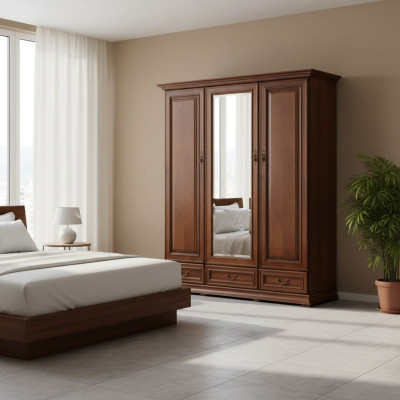 Armadio camera da letto in legno stile antico Barocco armadi